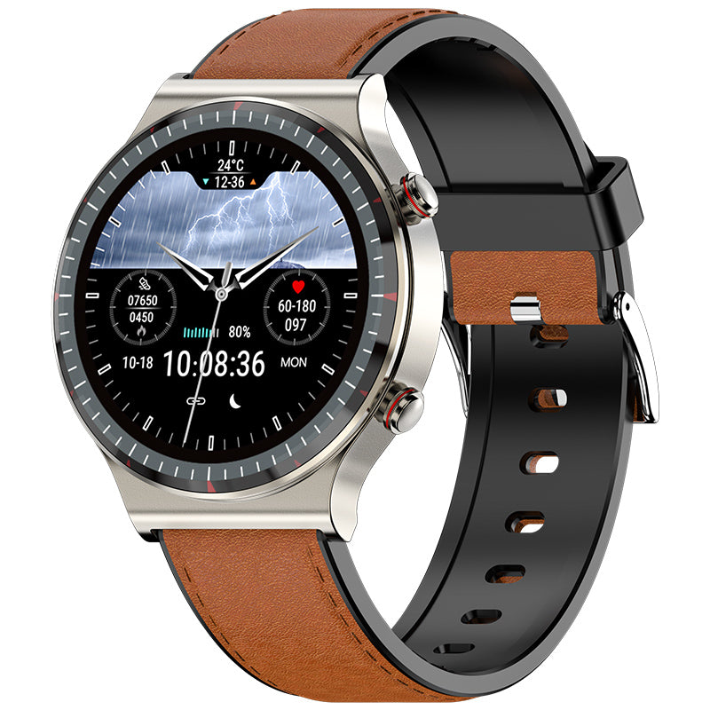 Reloj inteligente médico EKG | Certificado CFDA | Biosensor de alta precisión 512Hz | Monitoreo de SpO2 y frecuencia cardíaca | Análisis de respiración basado en IA | IP67 a prueba de agua