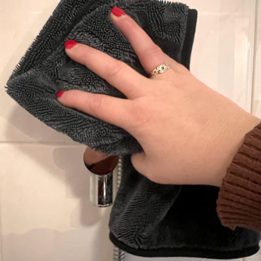 Paño de alta absorción para un secado sin manchas