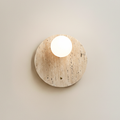 Lámpara de Pared Wabi-Sabi - Aplique de Pared Minimalista con Luz Natural Cálida