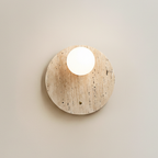 Lámpara de Pared Wabi-Sabi - Aplique de Pared Minimalista con Luz Natural Cálida