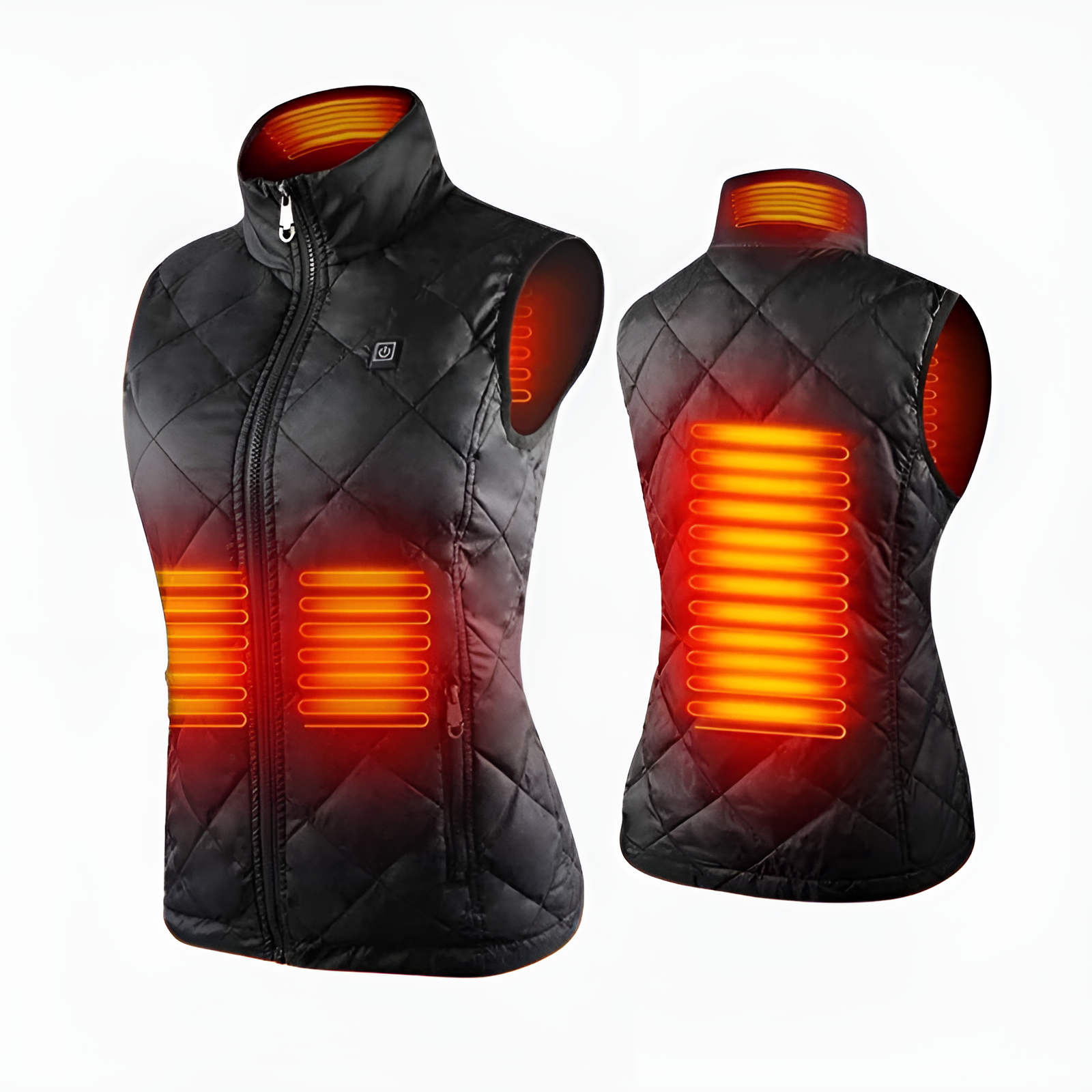 Chaleco calefactable para mujeres con control dual y 9 zonas de calefacción – comodidad y calidez para cada temporada