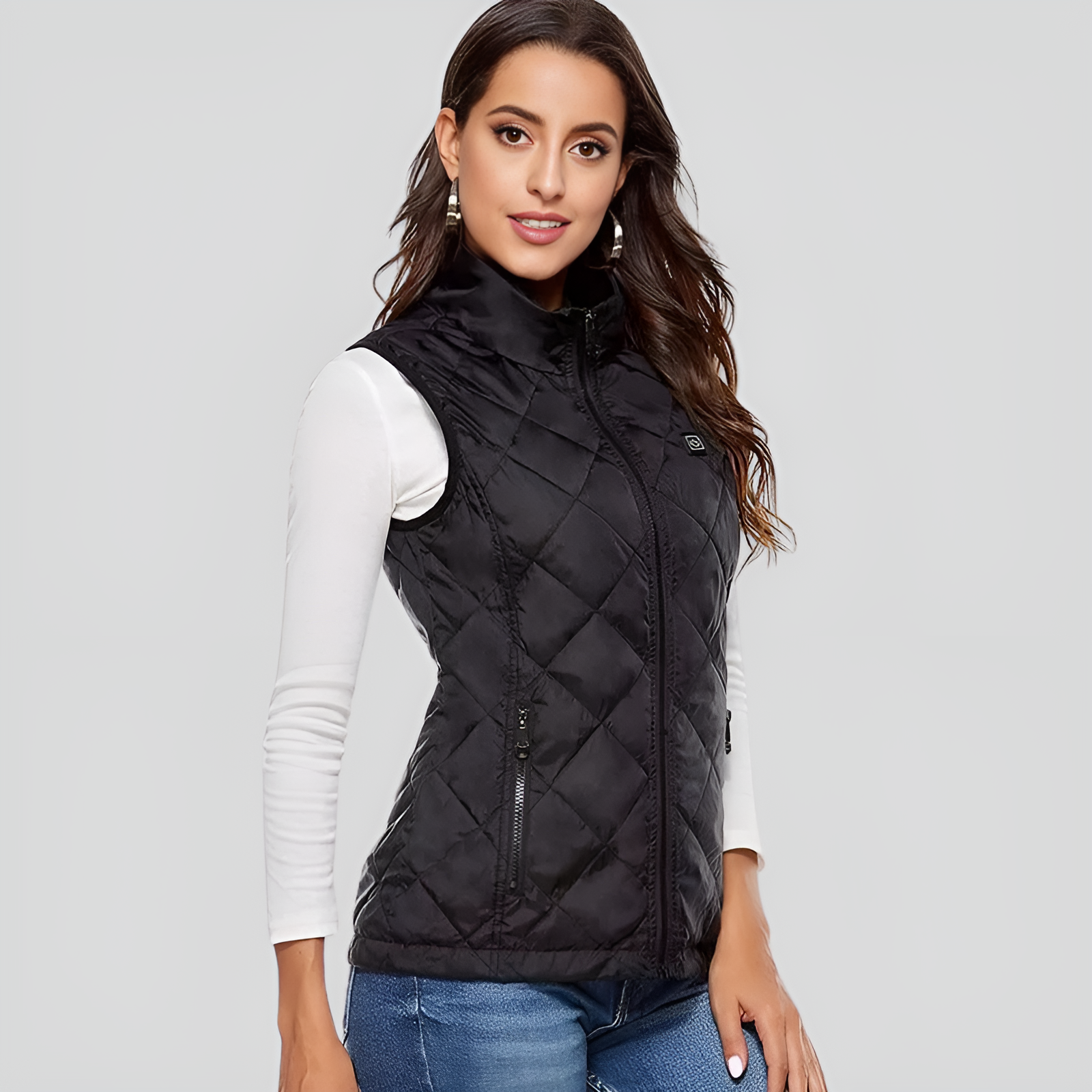 Chaleco calefactable para mujeres con control dual y 9 zonas de calefacción – comodidad y calidez para cada temporada
