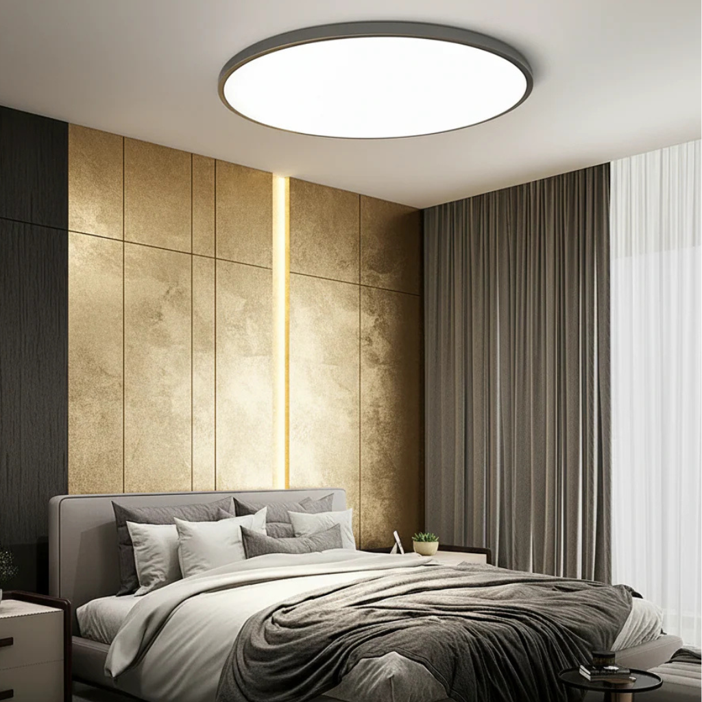 Luz de Techo LED Moderna de Montaje Empotrado - Eficiente en Energía, Diseño Minimalista para Sala de Estar o Dormitorio