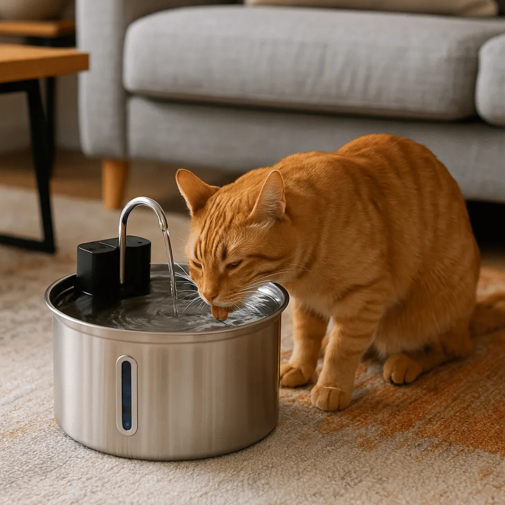 Fuente Premium Inalámbrica para Gatos
