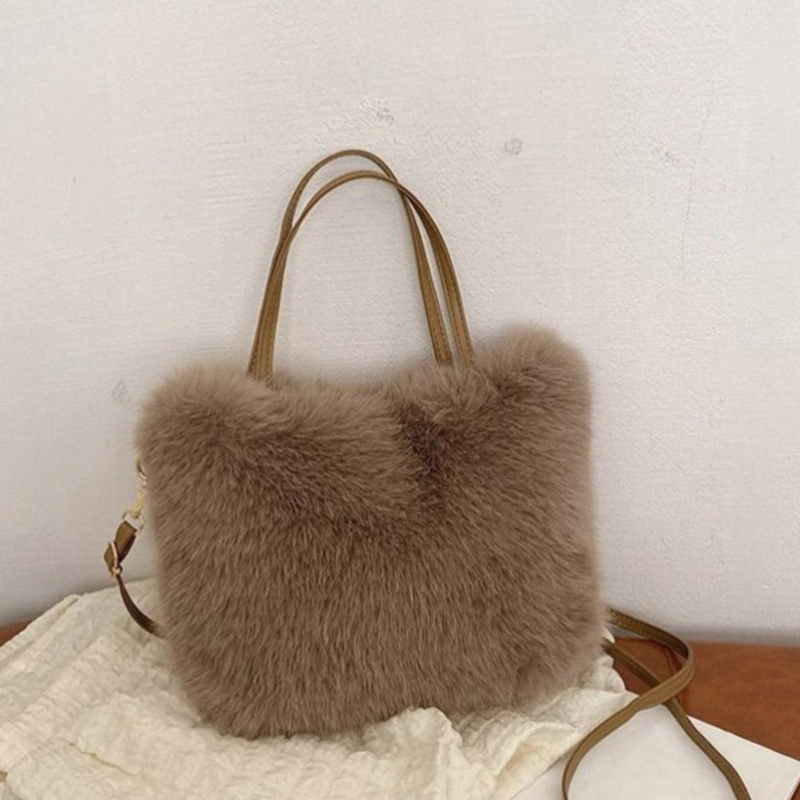 Kessira – Bolso de Mano con Asas y Correa de Hombro | Correa Ajustable y Desmontable para un Transporte Versátil | Accesorio Simple para el Día a Día | Tamaño Estándar | Beige, Caqui