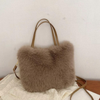 Kessira – Bolso de Mano con Asas y Correa de Hombro | Correa Ajustable y Desmontable para un Transporte Versátil | Accesorio Simple para el Día a Día | Tamaño Estándar | Beige, Caqui