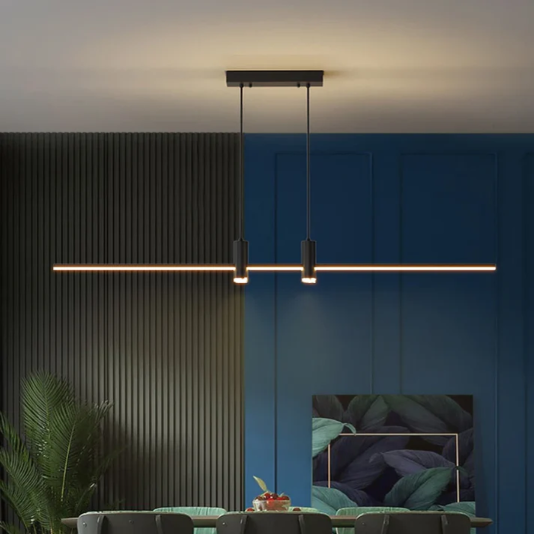 Arisca | Lámpara colgante LED moderna y alargada