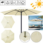 SunViva | Funda de protección solar impermeable de repuesto para sombrillas de 6/8 varillas | Exterior Jardín y Terraza