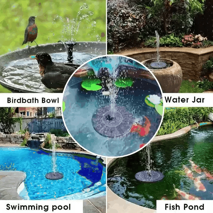 SolarFlow — Bomba de Fuente de Jardín | 50% DESCUENTO