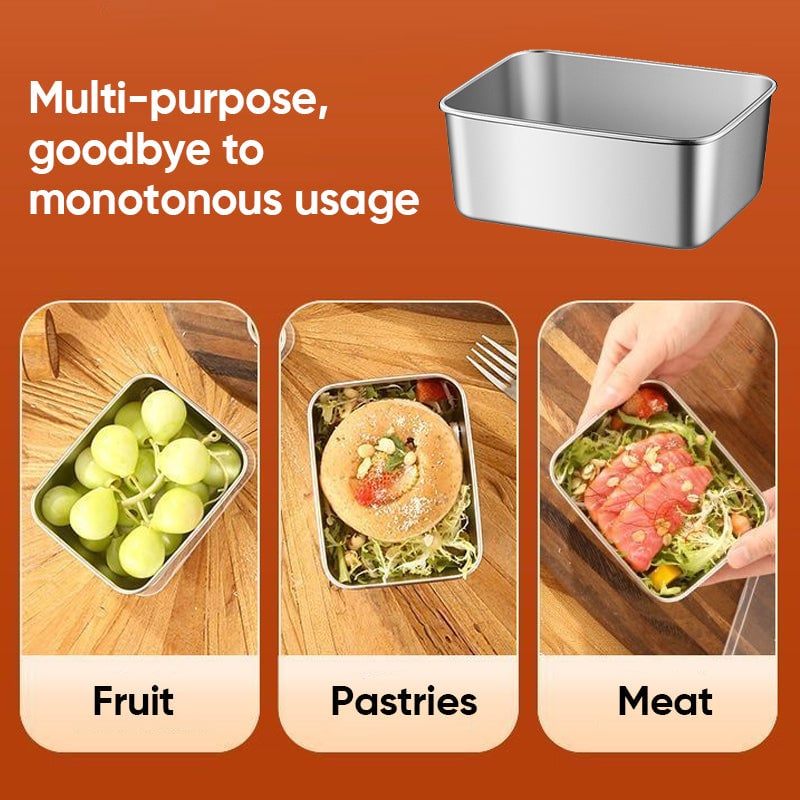 Contenedor de Almacenamiento de Alimentos de Acero Inoxidable