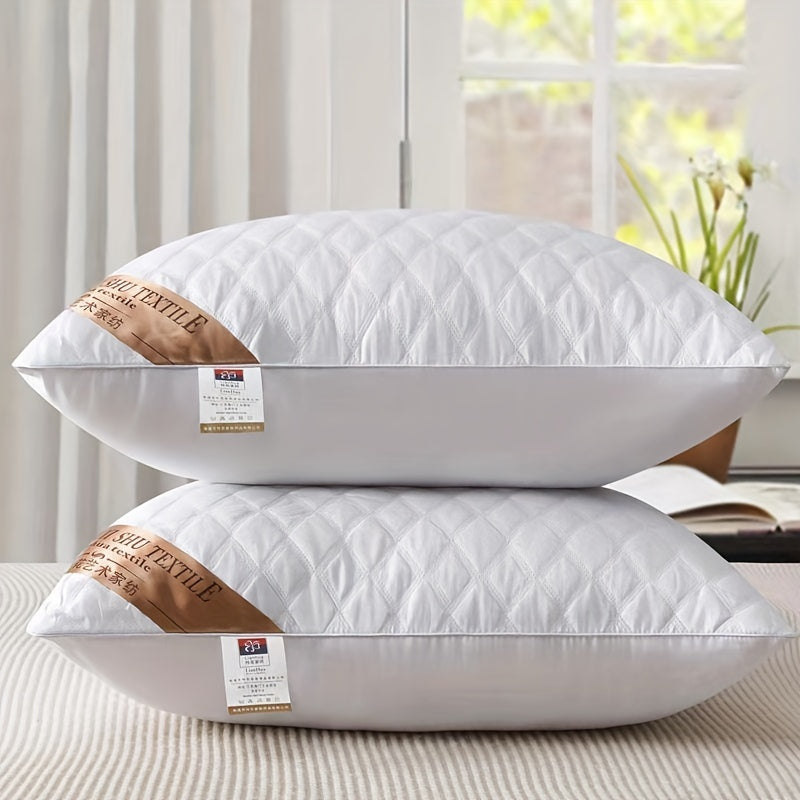 Almohada de Grado Hotel de Lujo - Soporte Alto y Bajo que No se Deforma, Funda Lavable para Todas las Temporadas