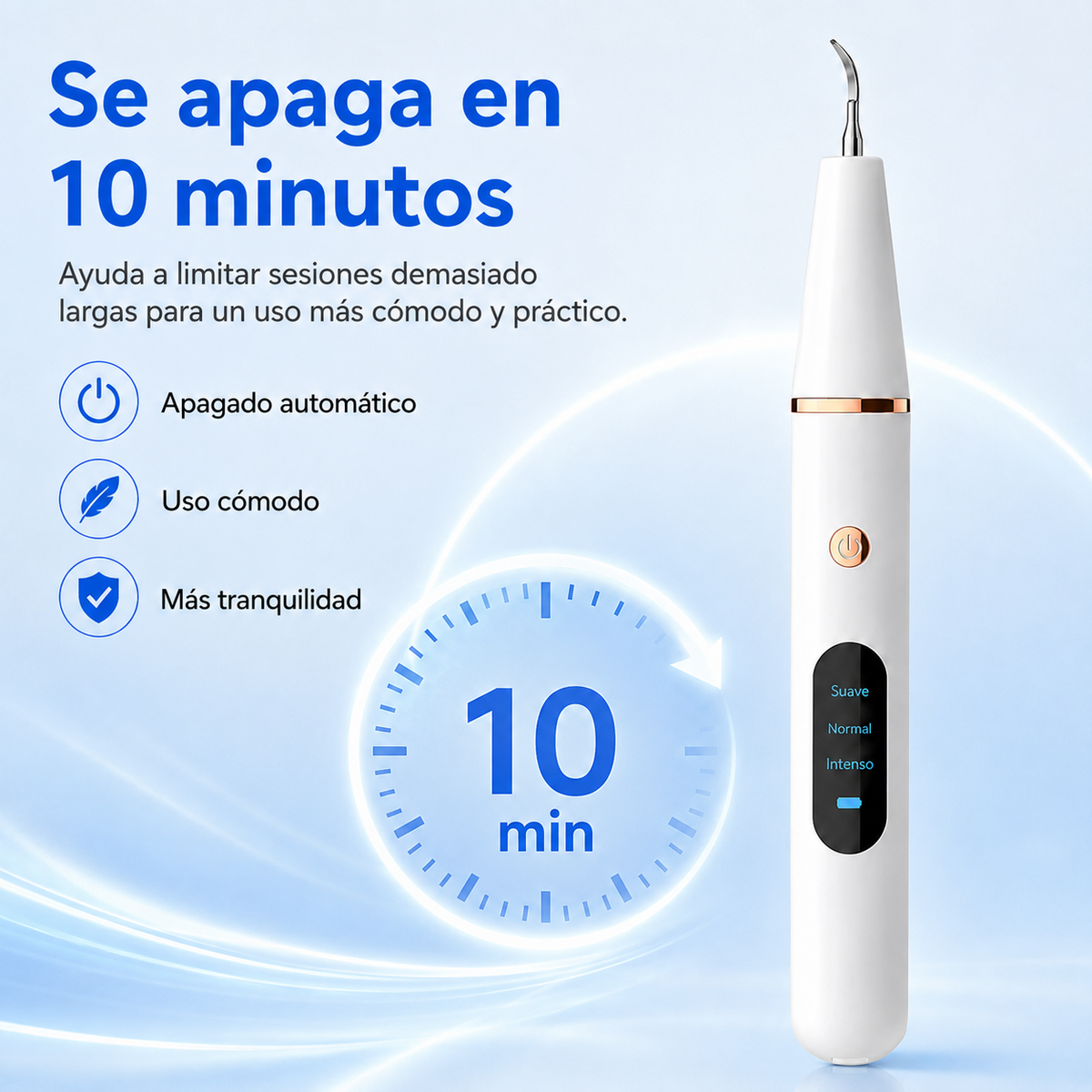 Removedor de Sarro Ultrasónico Eléctrico Limpiador de Sarro Dental
