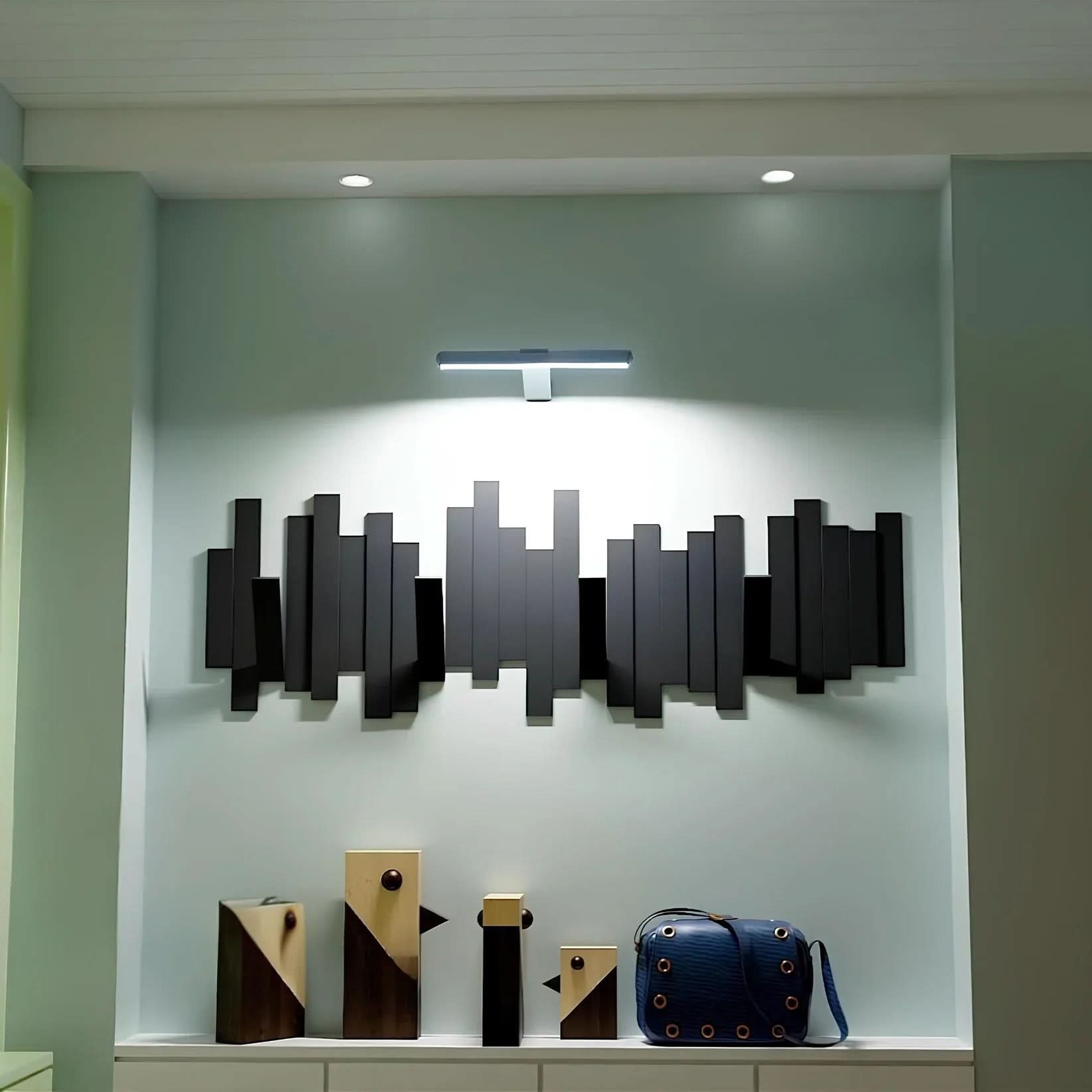 KILA Lámpara de Pared de Arte Iluminación Brillo Ajustable Luz Rotativa 360 Grados