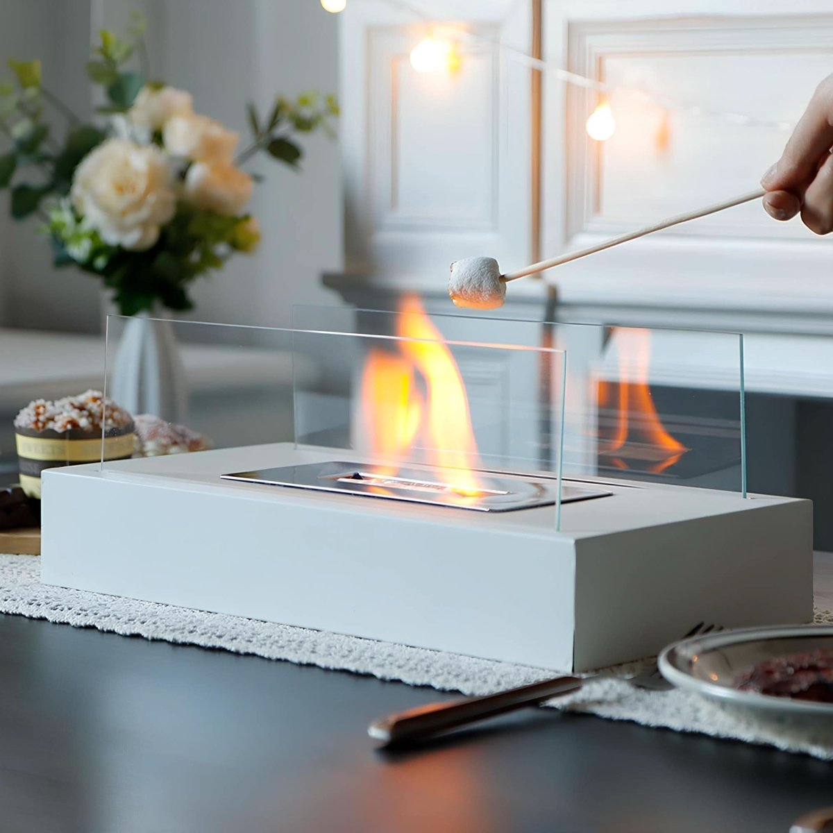 Lumaire Calor y Elegancia Chimenea de Mesa