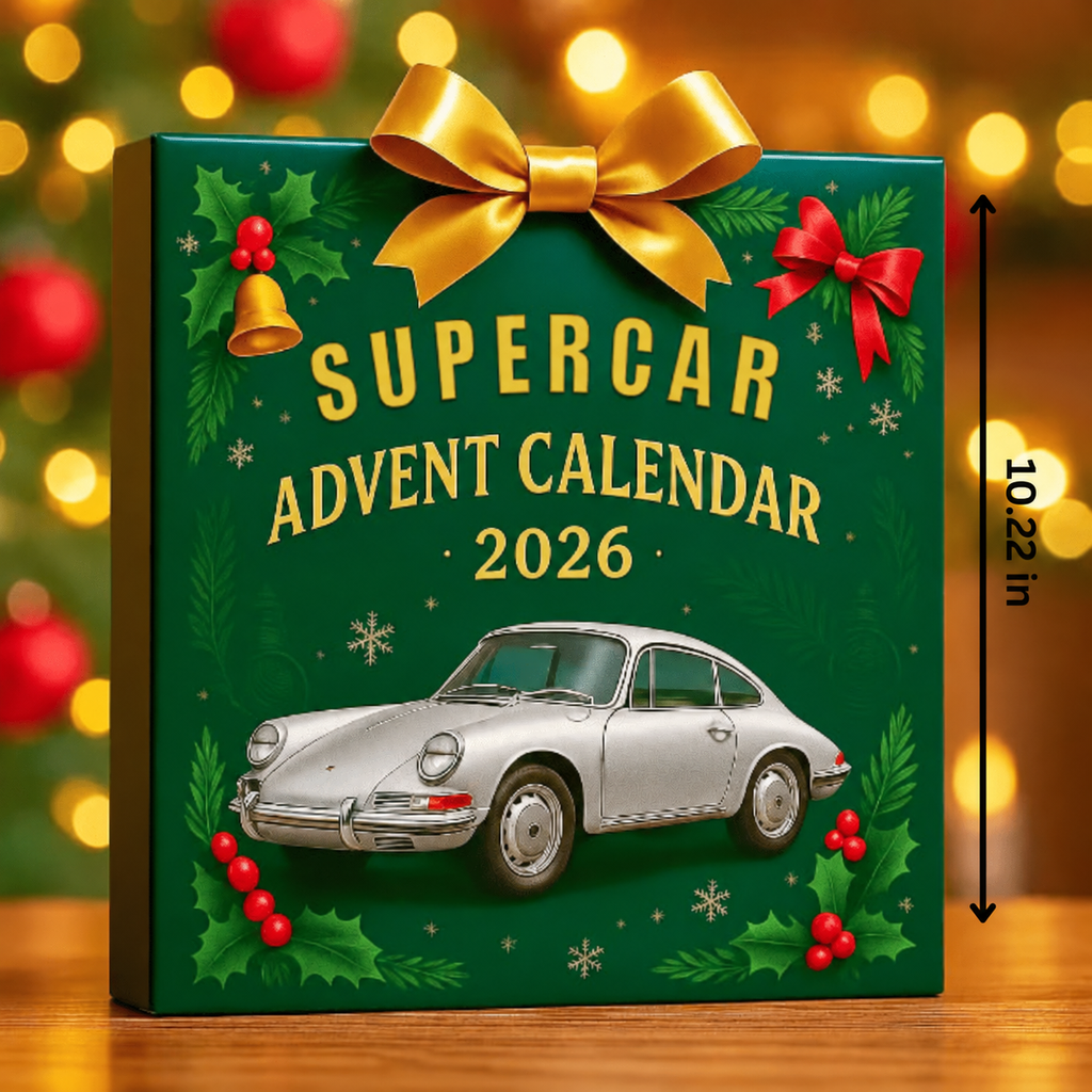 DRIVEVENTURE – Calendario de Adviento de Supercoches Limitado con 24 Modelos de Miniatura Precisos