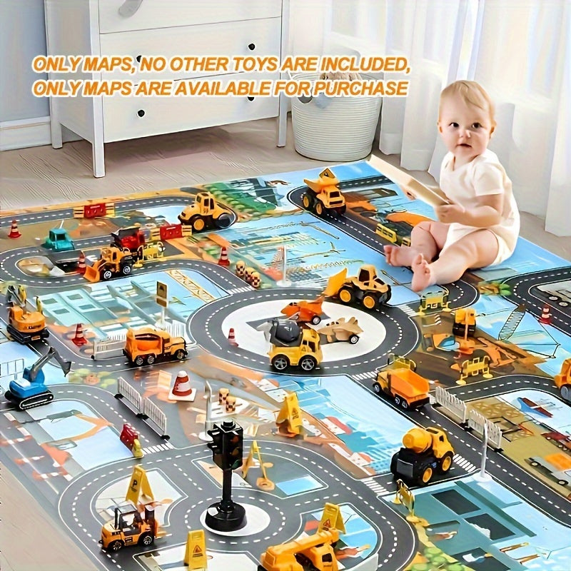 Alfombra de Juego de Construcción y Aventura – Para Pequeños Exploradores y Jugadores Creativos