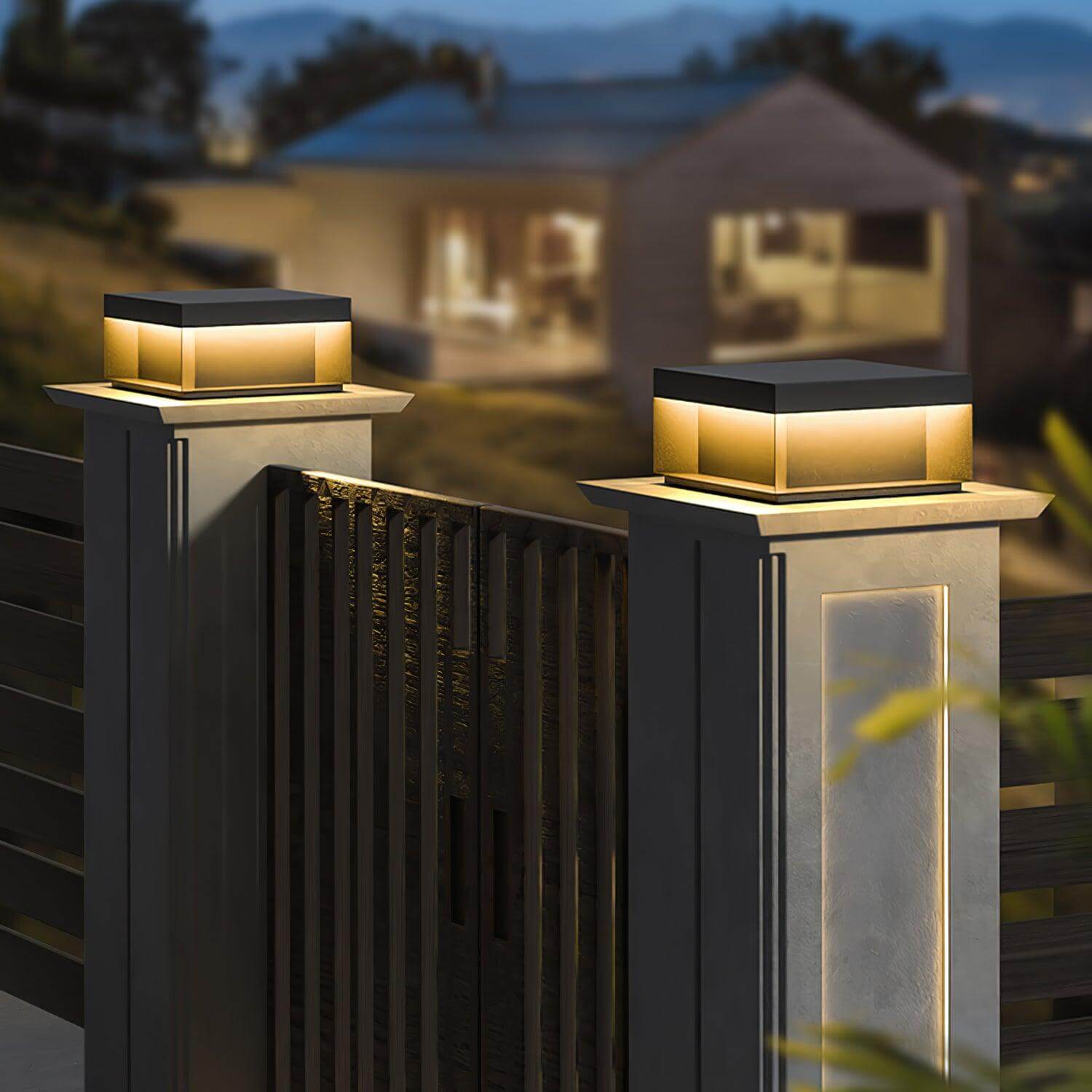 Luz Solar de Poste Exterior - Impermeable IP65