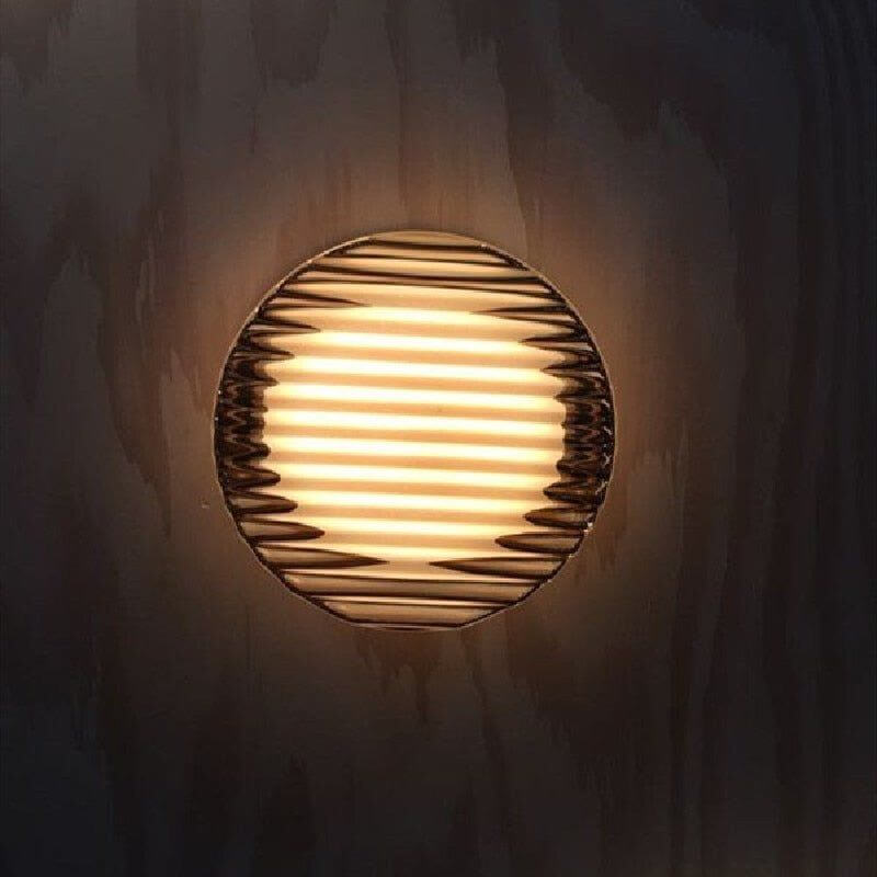Luz de Pared LED Redonda Moderna - Interior/Exterior
