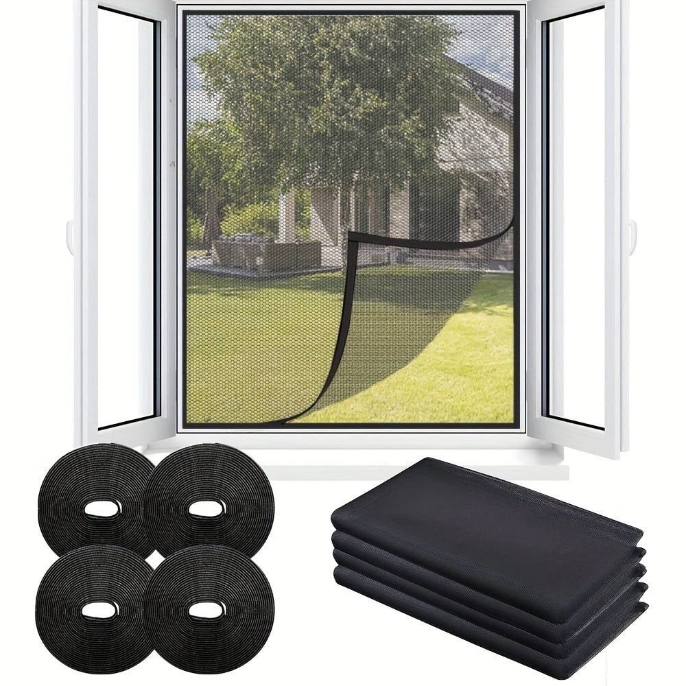 BUGBLOCK – Juego de Mosquiteros de Malla Invisible para Ventanas