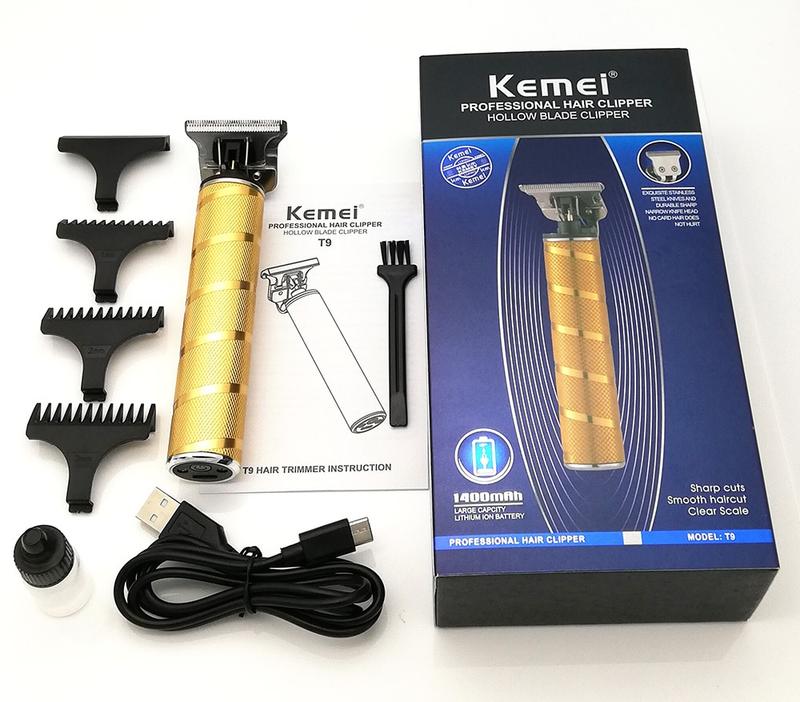 Juego de Cortadora de Cabello Profesional 3 en 1 - Cortadora Inalámbrica, Contorno de Cuchilla en T y Afeitadora de Foil para Hombres