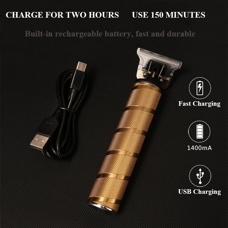 Juego de Cortadora de Cabello Profesional 3 en 1 - Cortadora Inalámbrica, Contorno de Cuchilla en T y Afeitadora de Foil para Hombres