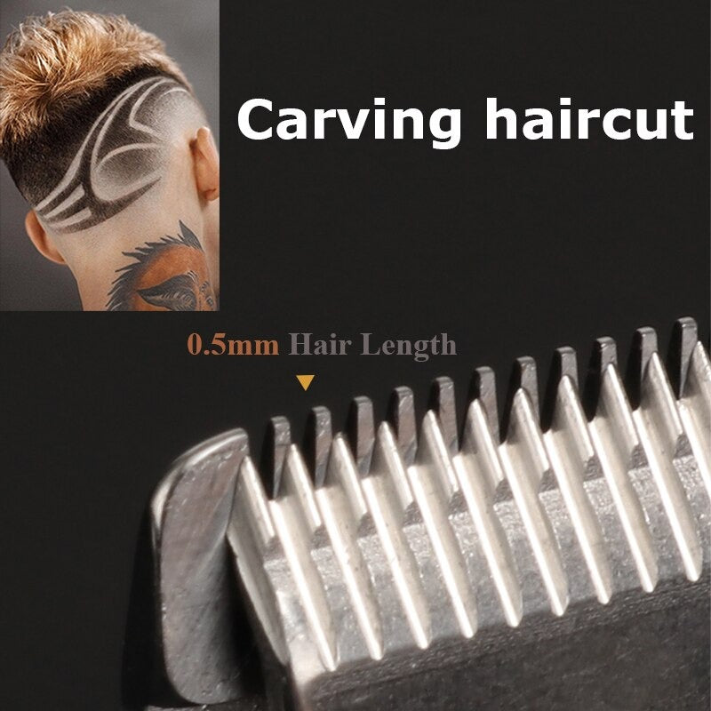 Juego de Cortadora de Cabello Profesional 3 en 1 - Cortadora Inalámbrica, Contorno de Cuchilla en T y Afeitadora de Foil para Hombres