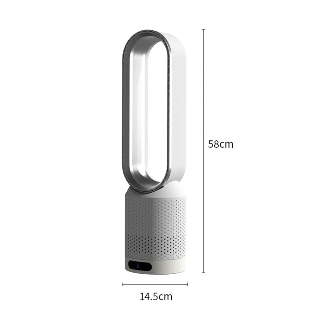 Enfriador de aire 3 en 1, purificador de aire UV e ionizador