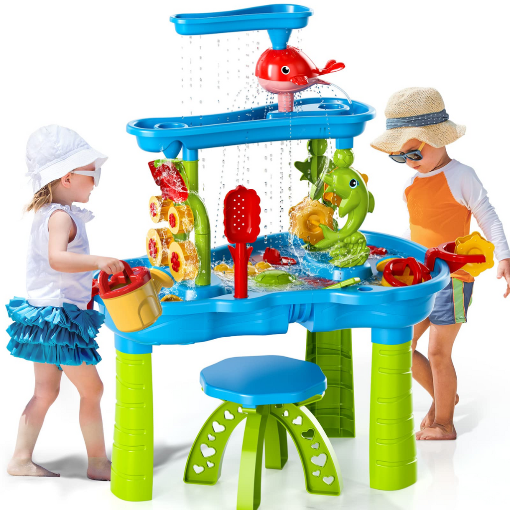 Mesa de arena y agua SplashTower de tres niveles
