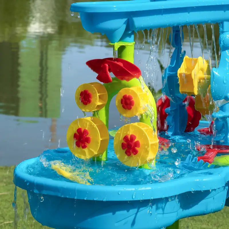 Mesa de arena y agua SplashTower de tres niveles