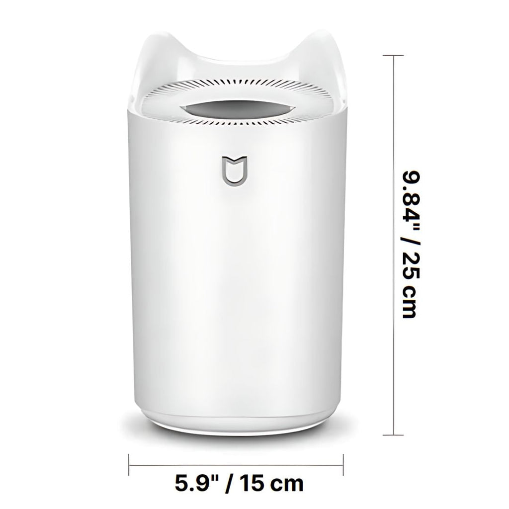 Humidificador Ultrasónico de 3000ml para Espacios de Vida Confortables