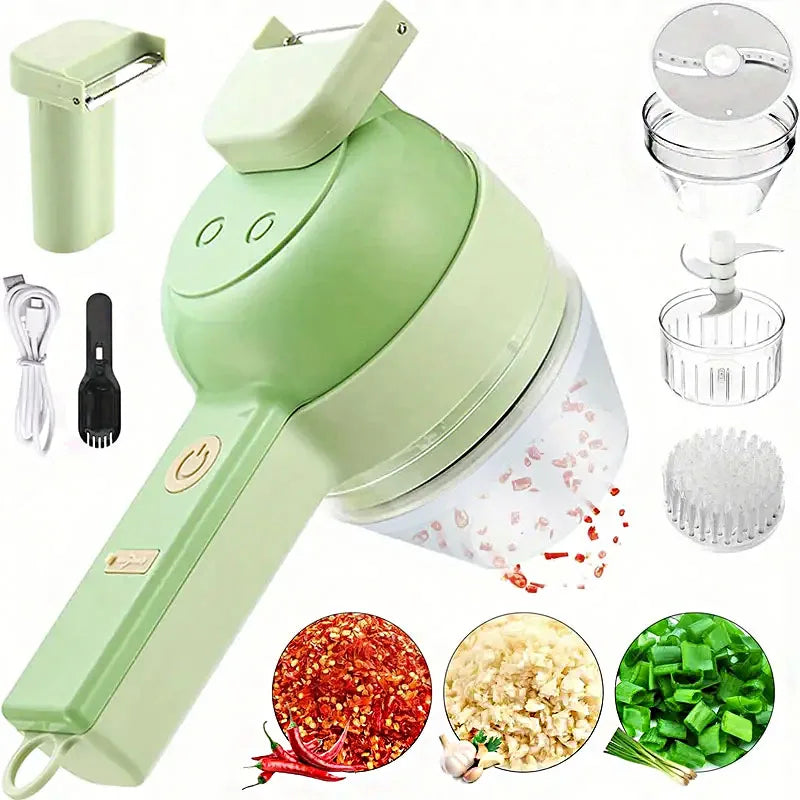 QuickChopp™ - 10 veces más rápido pelar, cortar, picar y limpiar
