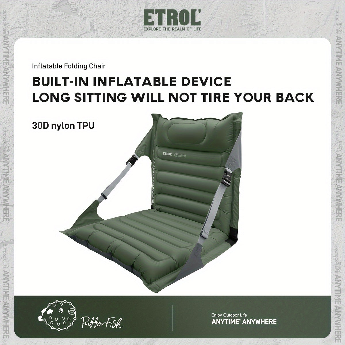 Silla Inflable AirComfort – Ajustable y Compacta