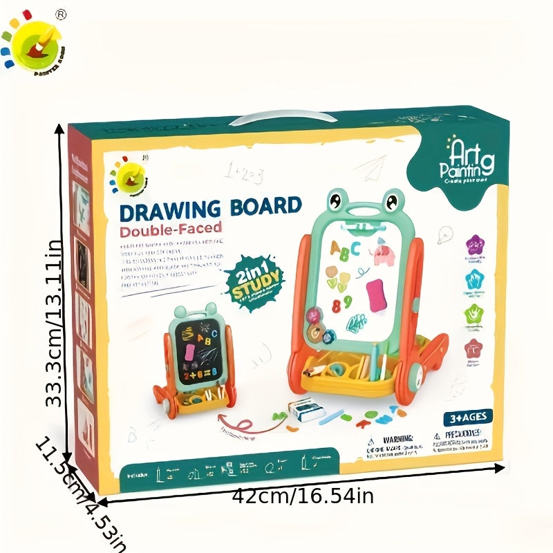 Pizarra Infantil Doble Cara – Magnética con Funciones Educativas para Aprender y Jugar