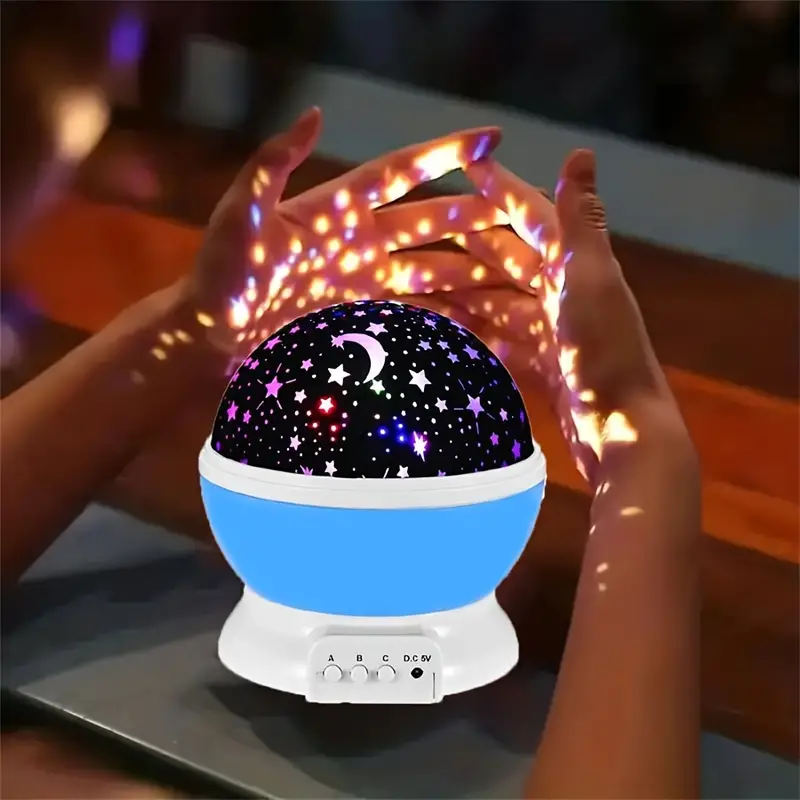 Luz nocturna de cielo estrellado para niños – Proyector LED mágico con cambio de color