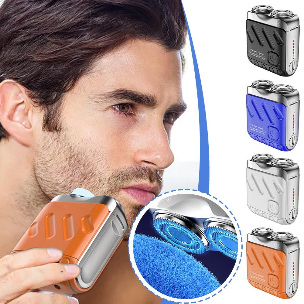 Afeitadora eléctrica portátil de anillo dual rotativa | 50% DESCUENTO