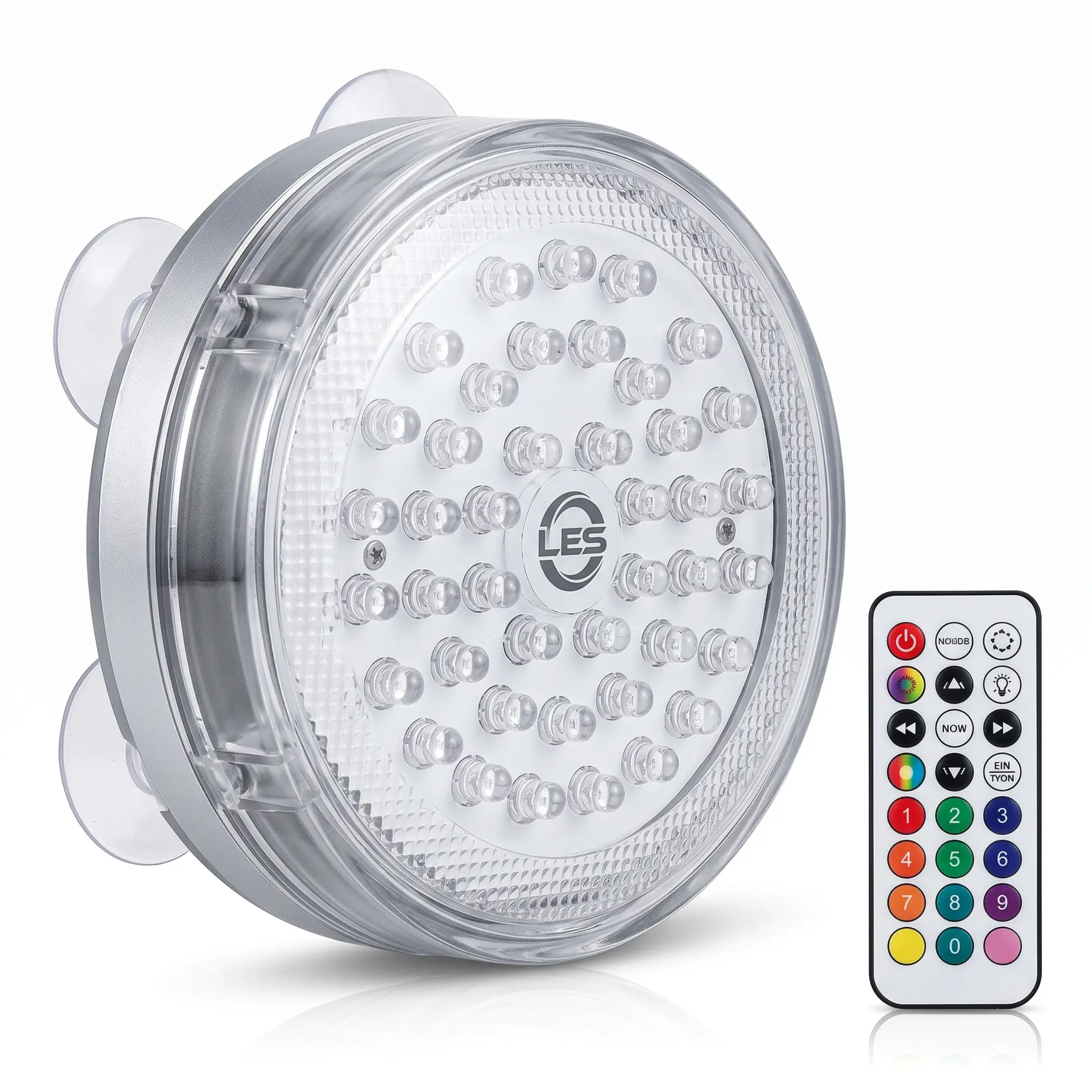 Luz LED de Succión Magnética Impermeable con Control Remoto