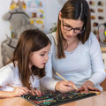 ColorSpark – Papel de rayas arcoíris para raspar con lápiz de madera | 1+1 GRATIS