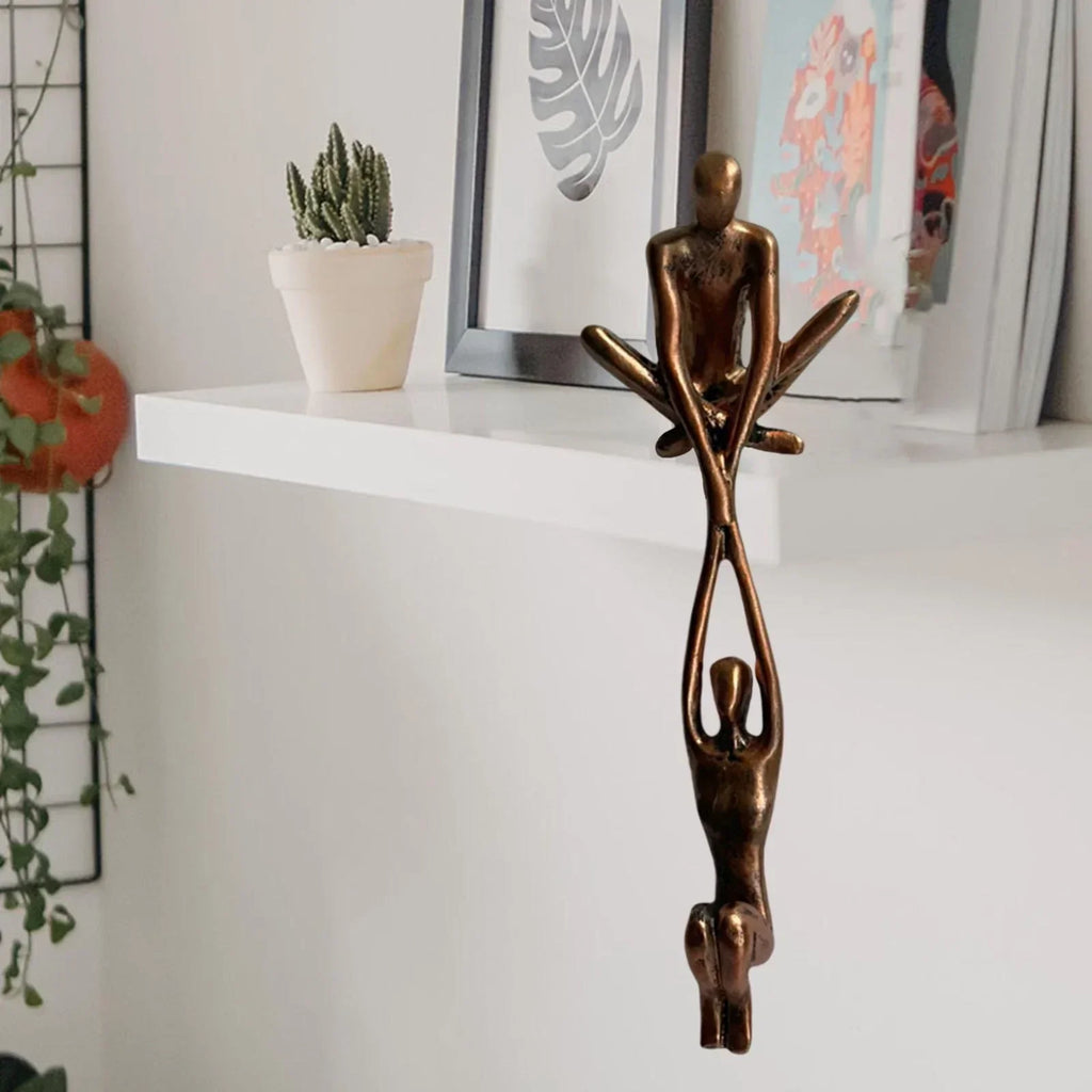 Amor Eterno y Fuerza | Escultura Figurita | Decoración para el Hogar | Decoración Única