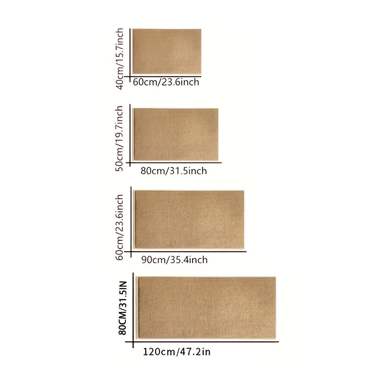 LUMEDWELL - Alfombra de Entrada Decorativa con Diseño de Piña y Superficie Texturizada Antideslizante