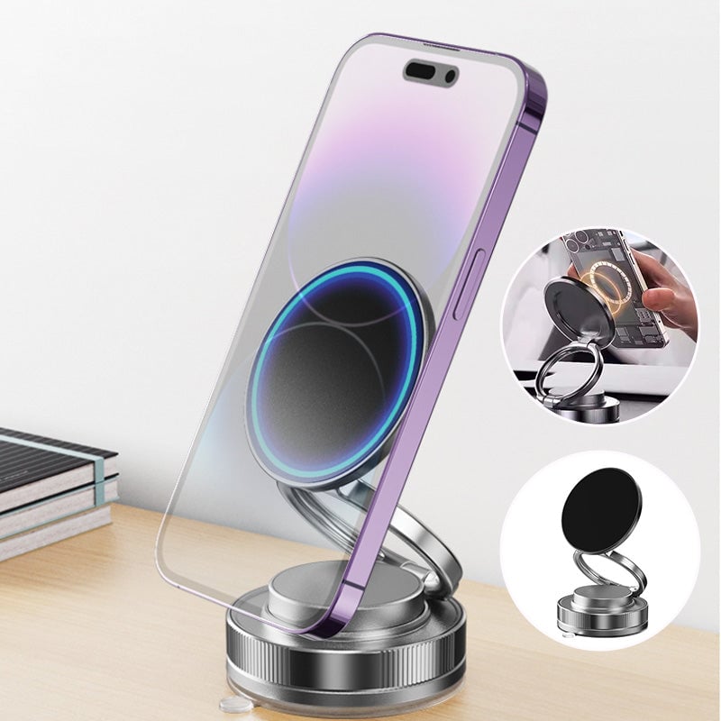 Soporte de teléfono magnético con vacío ajustable a 360° | Brehn