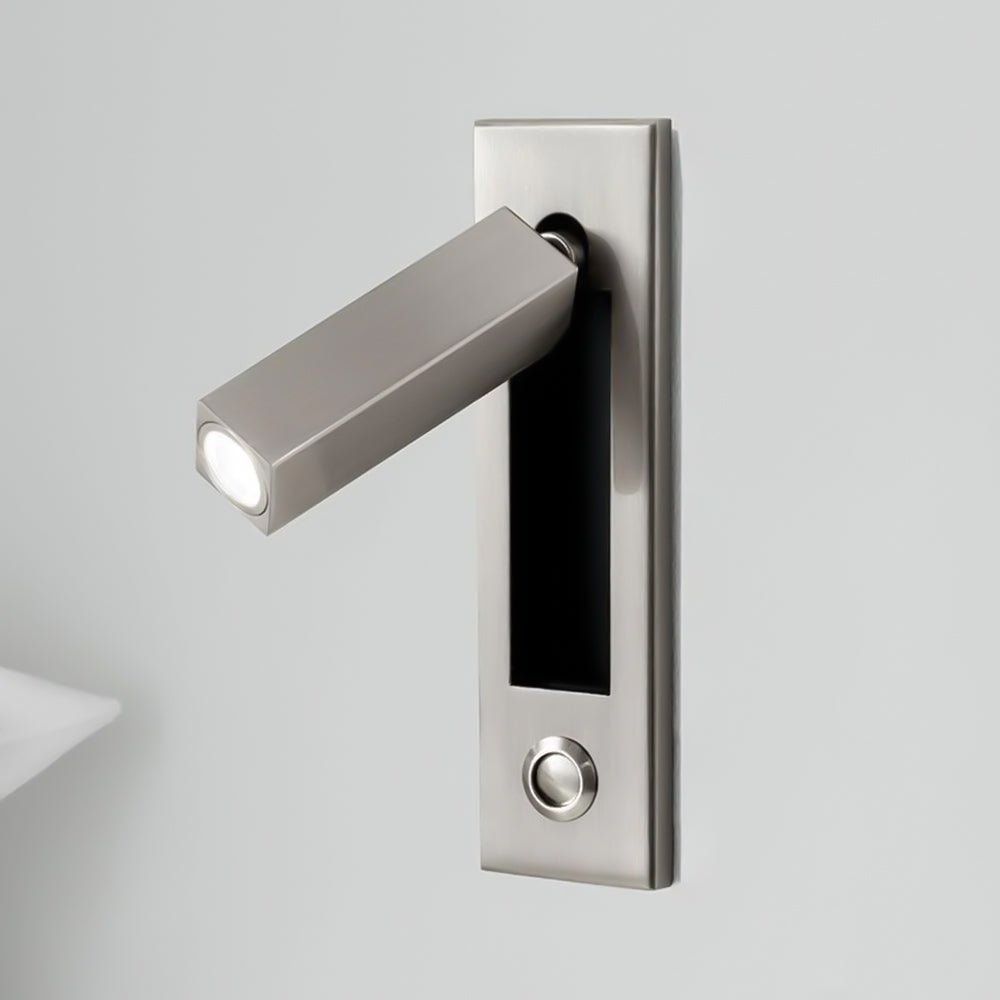 Lámpara de Lectura LED Plegable para Pared para Cama y Estudio – Ajustable, Ahorra Espacio y Luz Direccionada