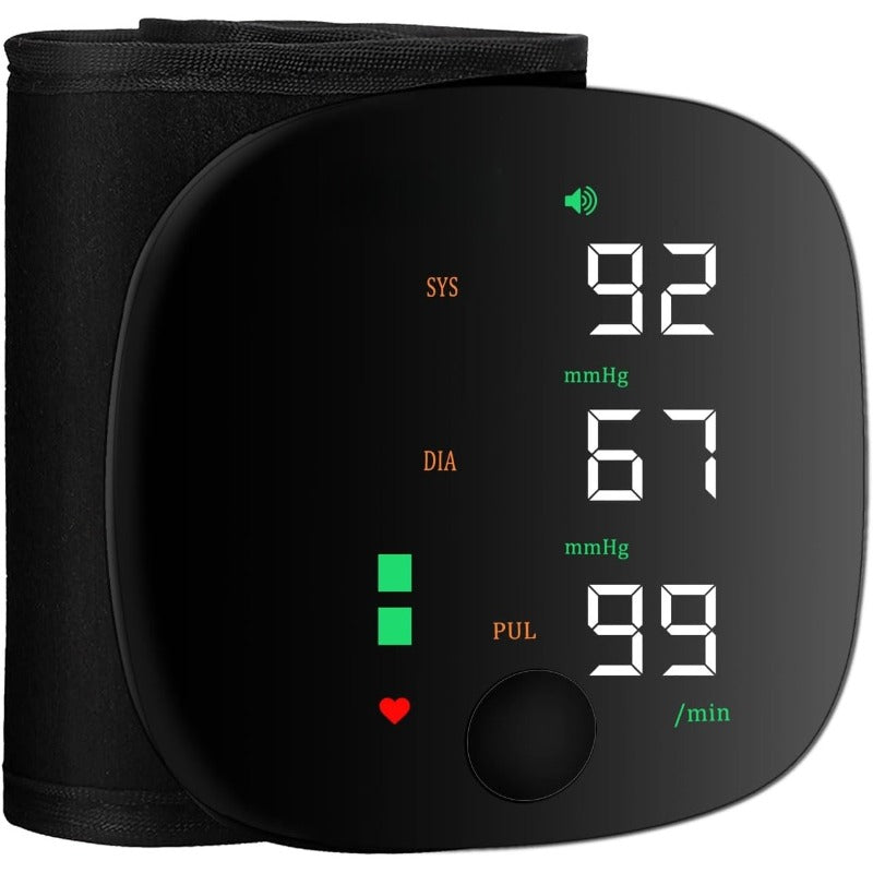 Monitor de Presión Arterial de Muñeca Recargable por USB-C Bowlift