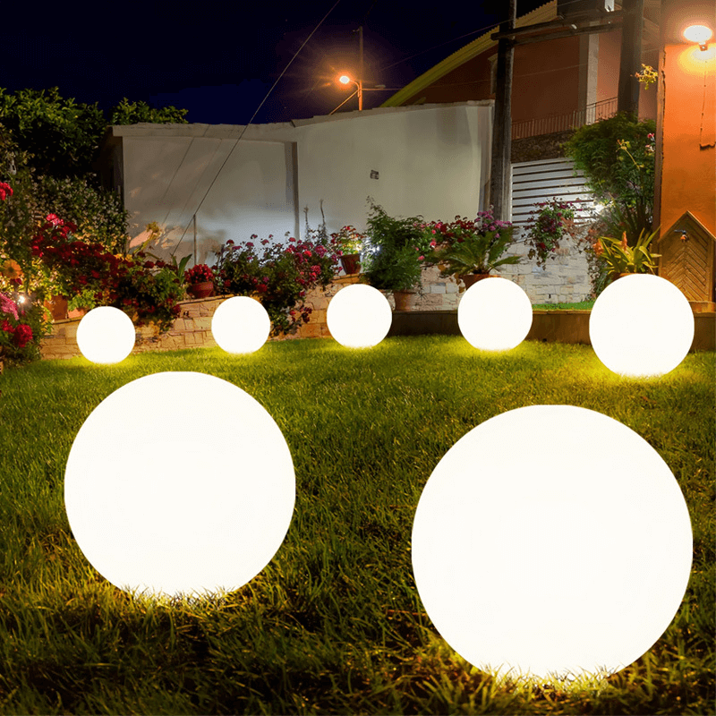 Lámpara de Jardín Esférica Solar