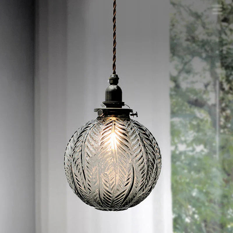 GlowSphere – Lámpara colgante de vidrio vintage