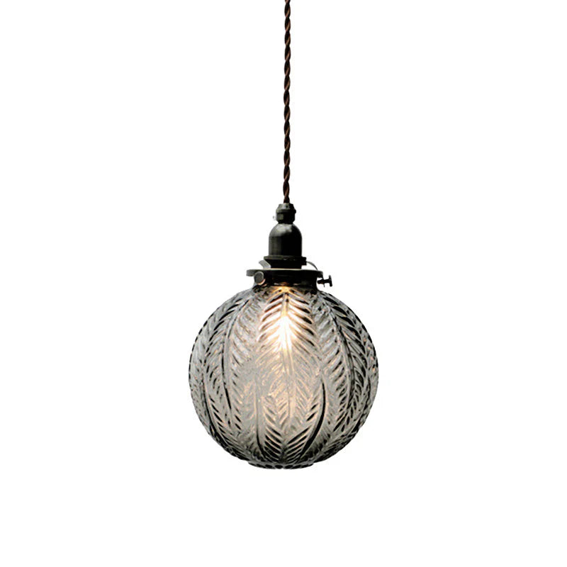 GlowSphere – Lámpara colgante de vidrio vintage