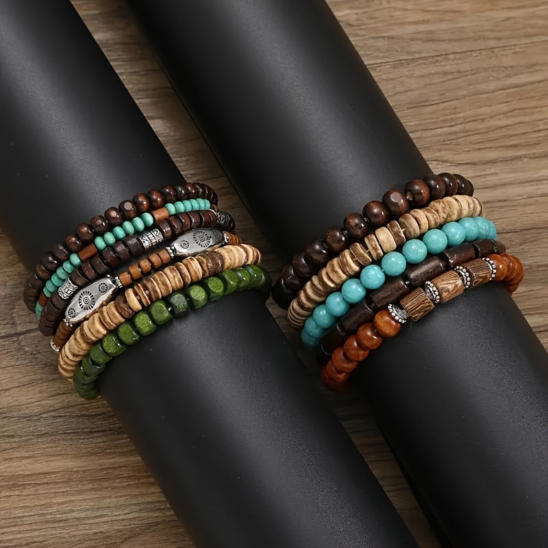 Juego de pulseras naturales – Para un aspecto elegante