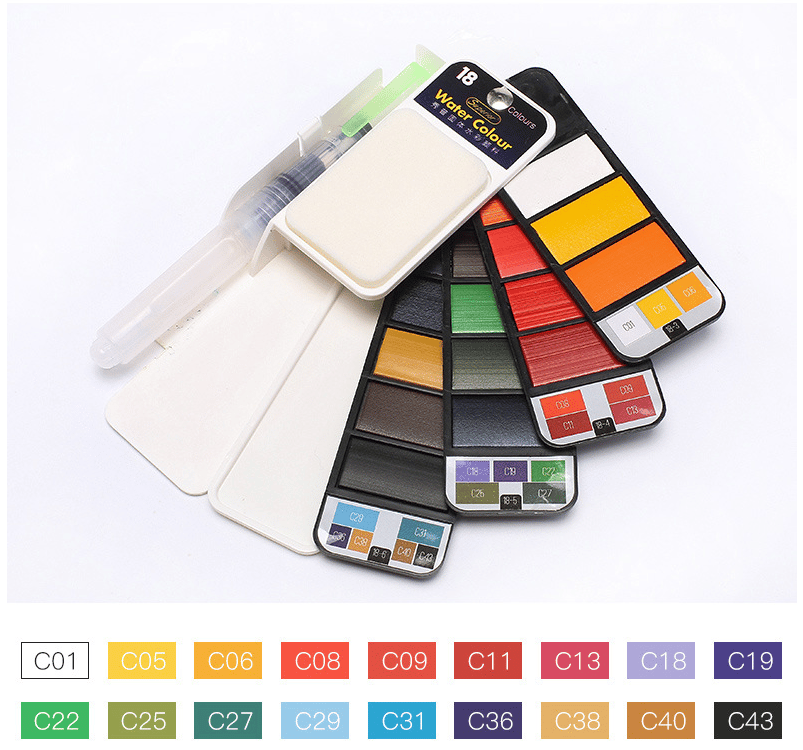 WaterColorPro™ – Set de acuarelas de viaje compacto para creativos | 50% DESCUENTO