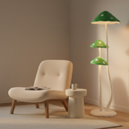 Lámpara de Pie Escultural en Forma de Hongo – Luz LED Moderna para Espacios Habitables