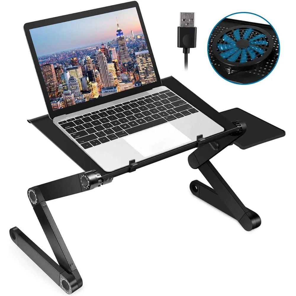 Soporte Ergonómico para Portátil Ajustable 360° para Productividad