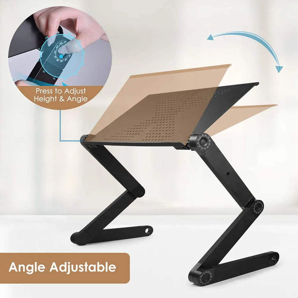 Soporte Ergonómico para Portátil Ajustable 360° para Productividad